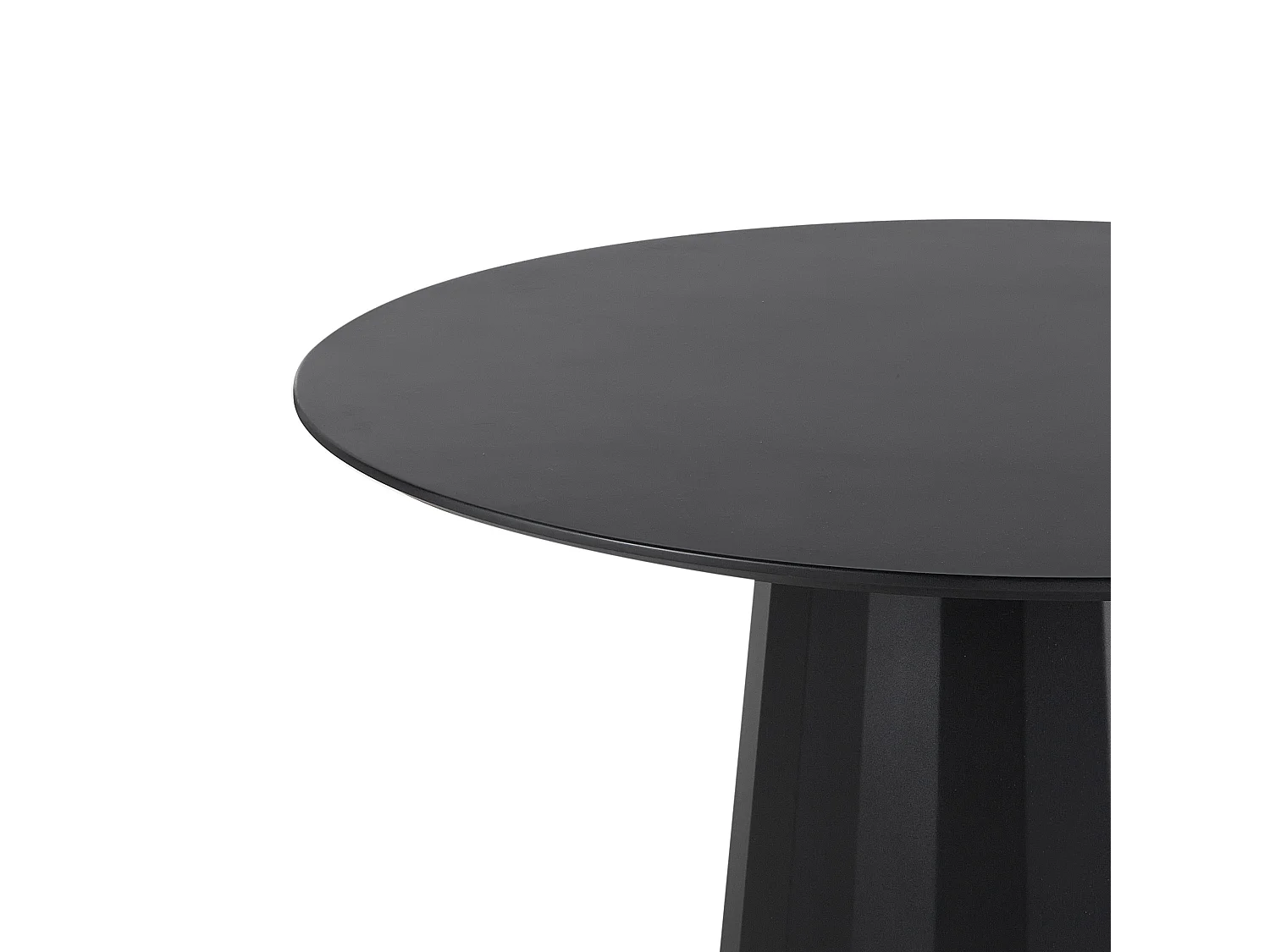 Tavolo da pranzo PLATO Nero 100 cm 100 cm Metallo