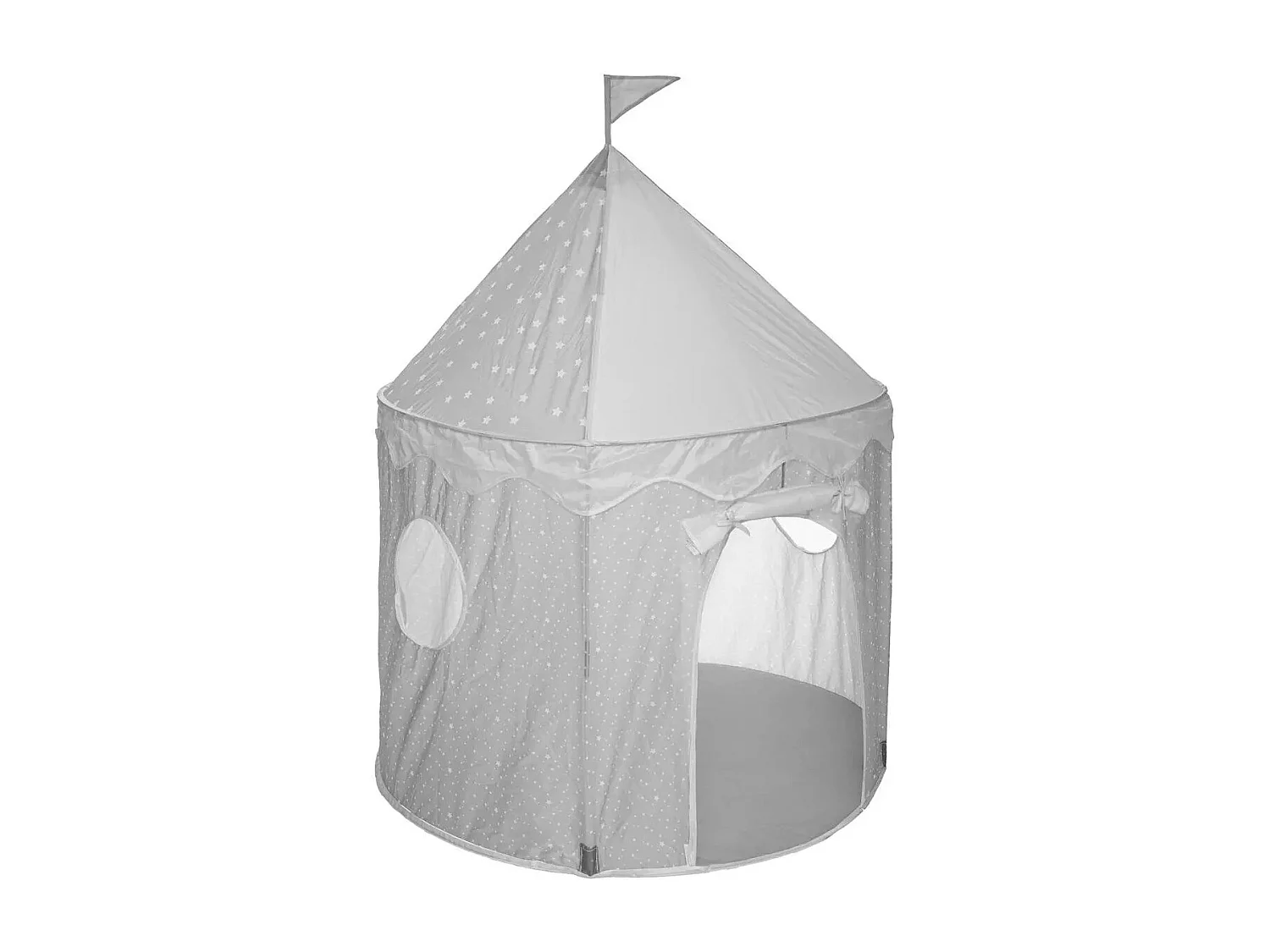 Tenda Infantil Portátil Enrolável Diam Cinza 100x135 cm Poliéster