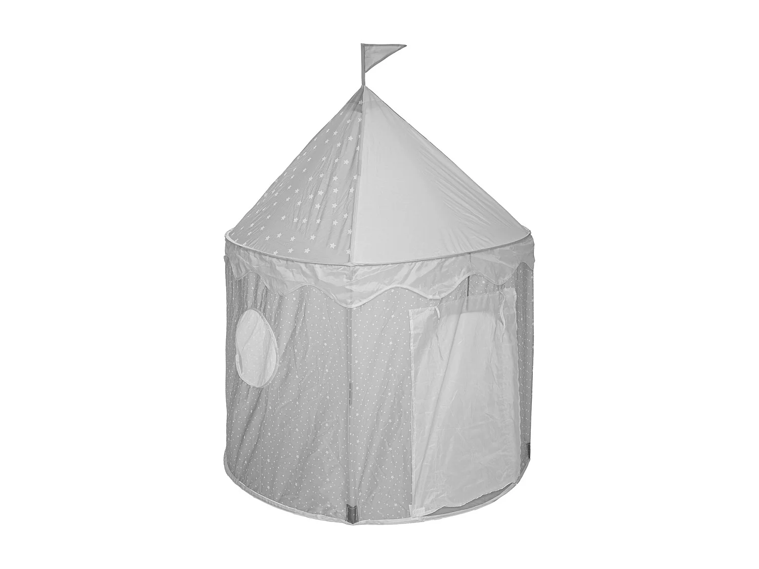 Tenda Infantil Portátil Enrolável Diam Cinza 100x135 cm Poliéster