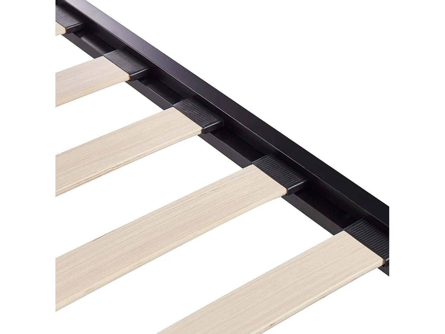 Bett mit Lattenrost Metall CLAMART 140 x 200 cm Grau