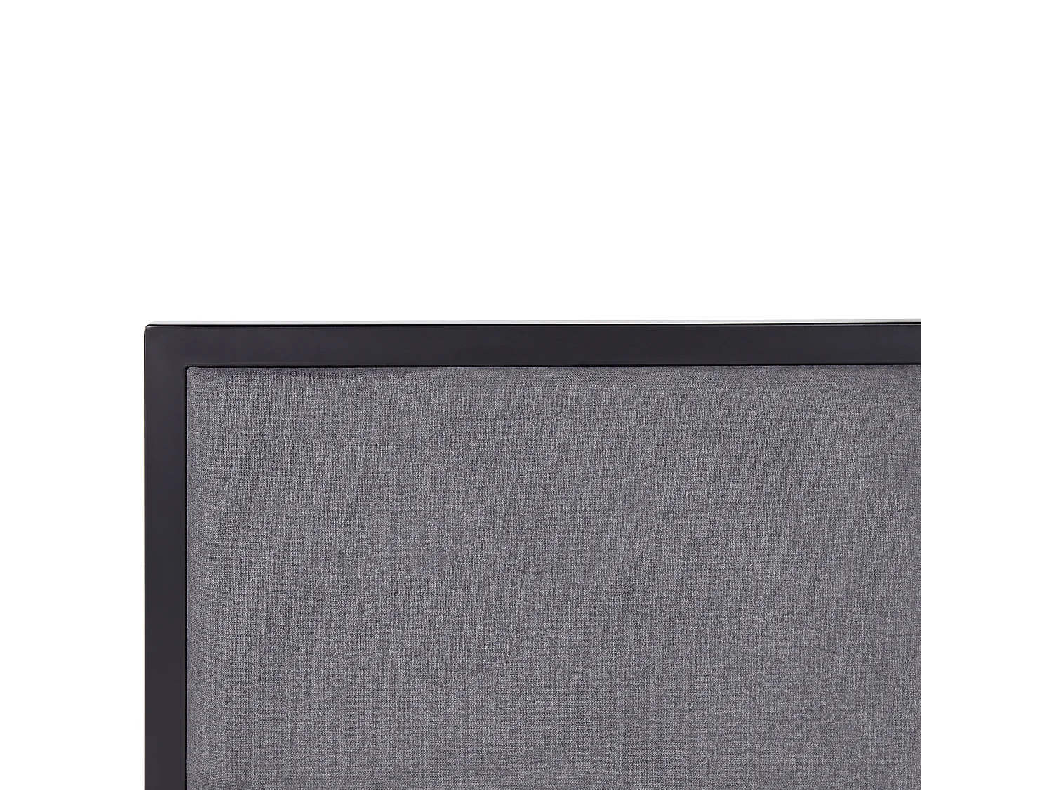 Bett mit Lattenrost Metall CLAMART 140 x 200 cm Grau