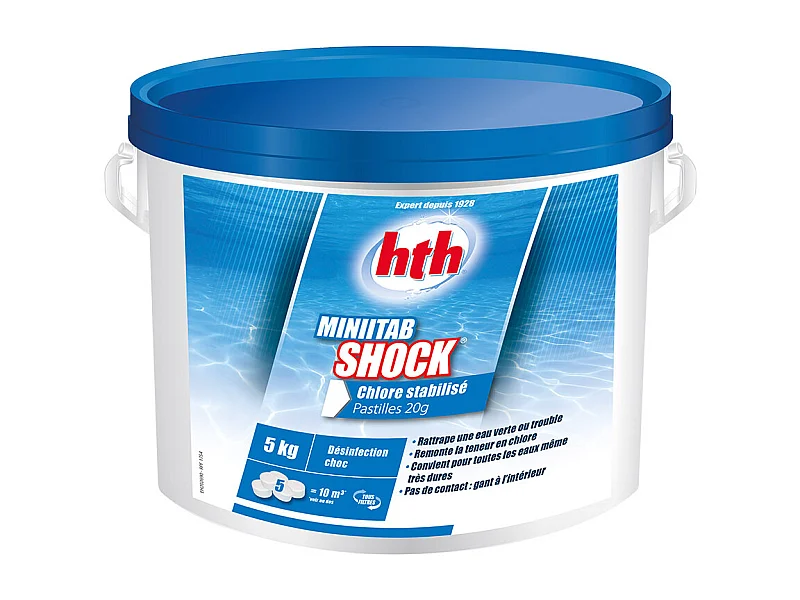 Chlore choc Minitab Shock 5 kg - HTH