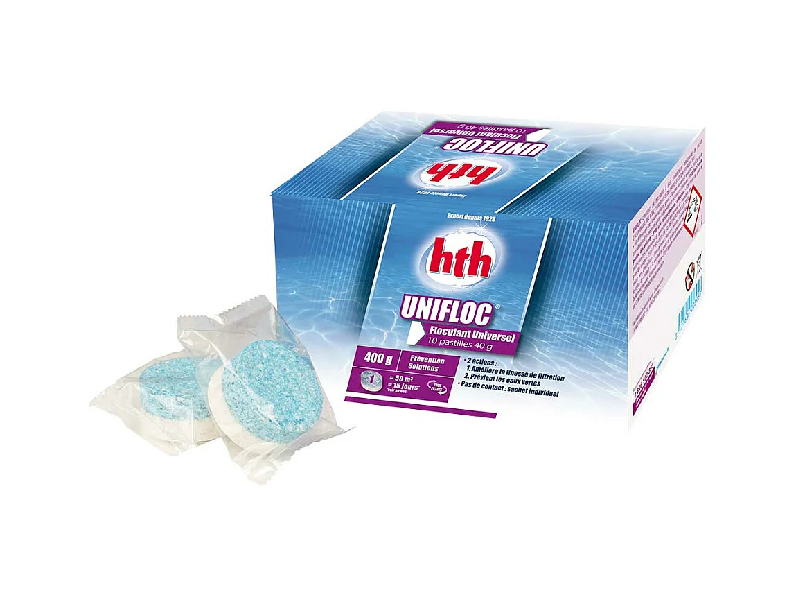 Floculant universel en pastilles Unifloc 400 g - HTH