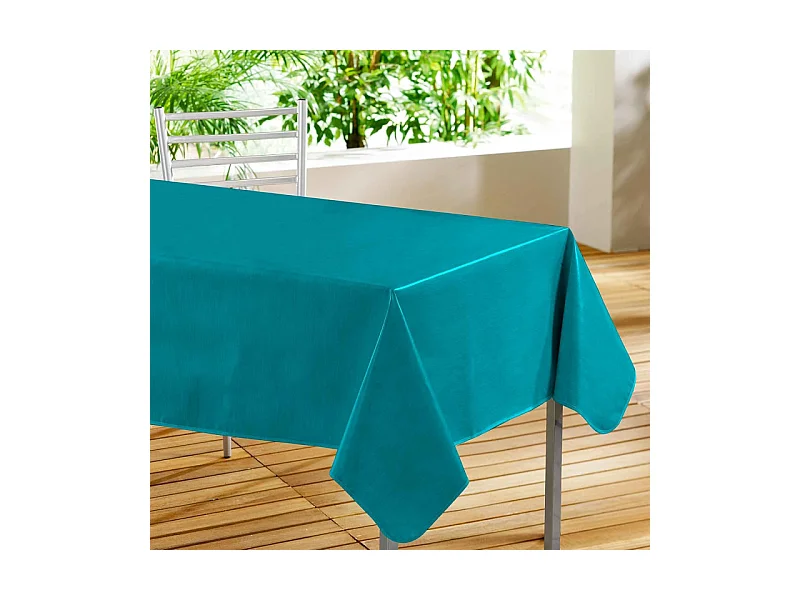 Nappe Toile Cirée "Declino" 140x240cm Bleu