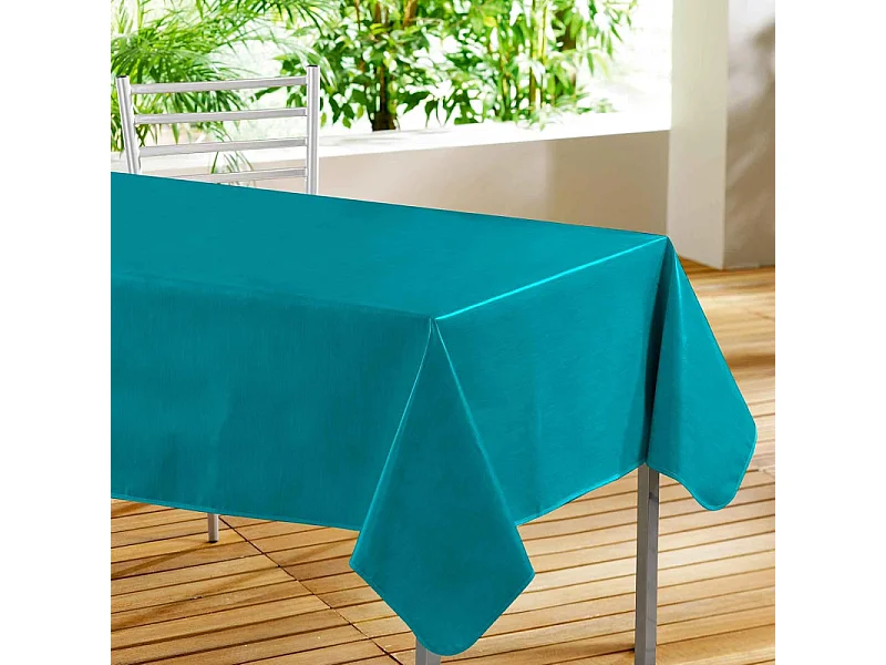 Nappe Toile Cirée "Declino" 140x240cm Bleu