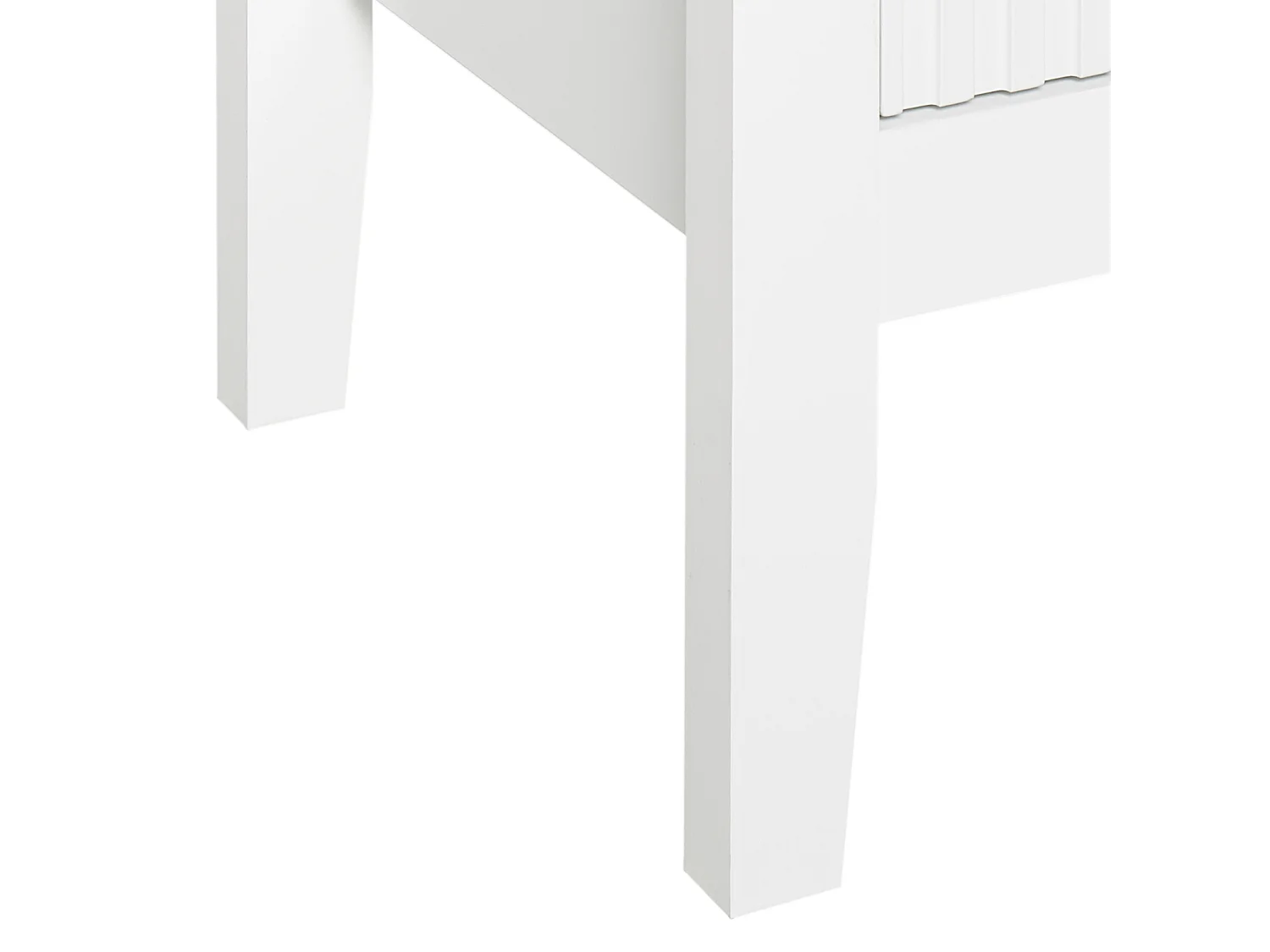 Comodino 2 cassetti ASSISI Bianco