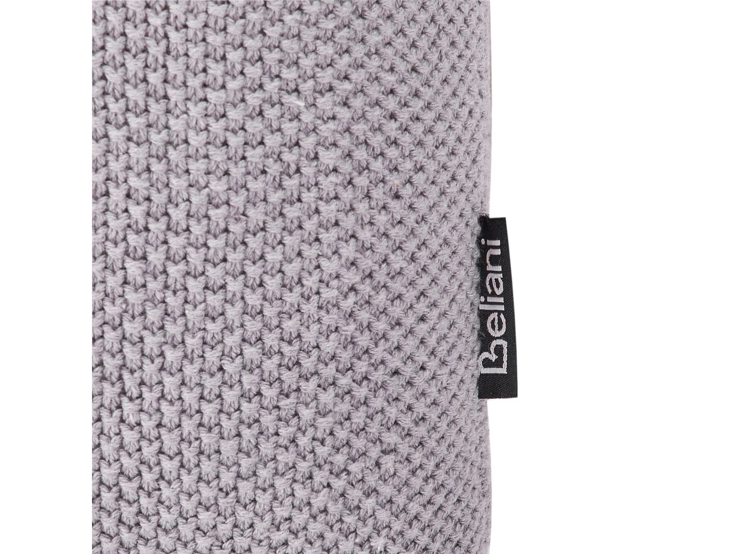 Lot de 2 coussins décoratifs SHADOOR Coton 35 x 35 cm Gris Panda