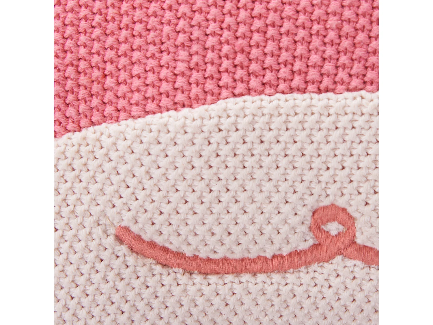 Conjunto de 2 cojines infantiles de cangrejo 35 x 35 cm rosa JARGALLI