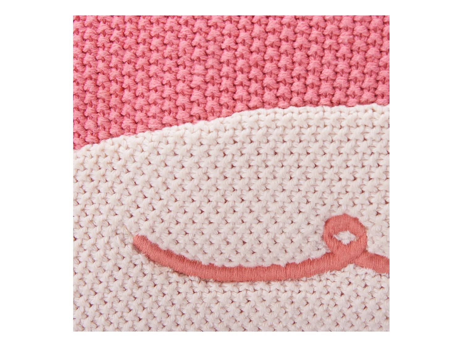 Conjunto de 2 cojines infantiles de cangrejo 35 x 35 cm rosa JARGALLI