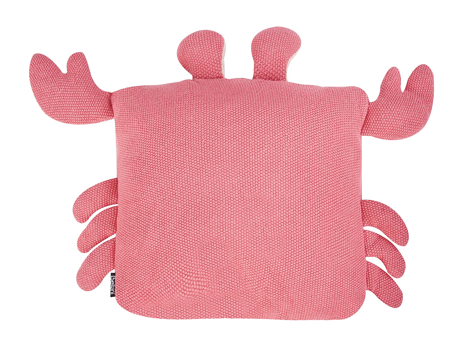 Lot de 2 coussins décoratifs JARGALLI Coton 35 x 35 cm Rose Crabe