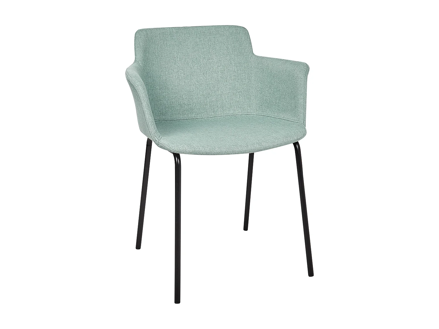 Lot de 2 chaises de salle à manger BELFIELD Vert menthe