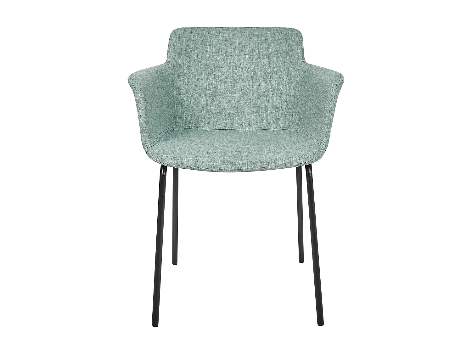 Lot de 2 chaises de salle à manger BELFIELD Vert menthe