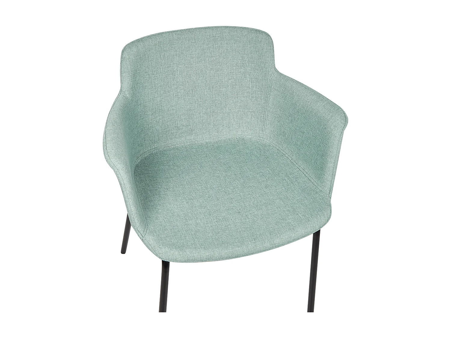 Lot de 2 chaises de salle à manger BELFIELD Vert menthe