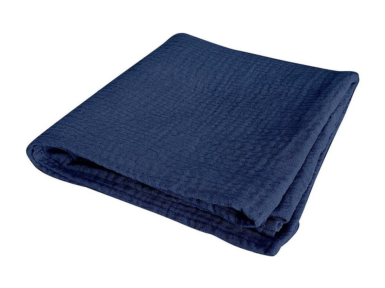 Drap Housse Bébé "Extensible" 60x120cm Bleu Foncé