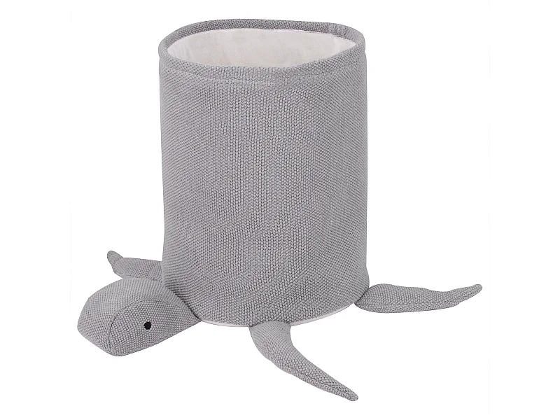 Panier enfants Tortue TANDA Coton Gris