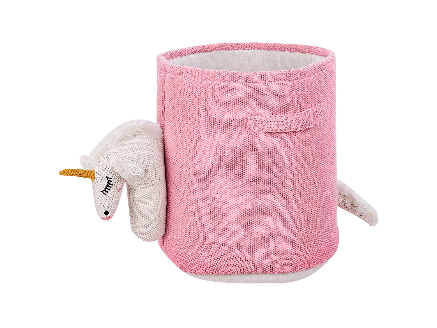 Kinder Aufbewahrungskorb Einhorn NARROTI Baumwolle Rosa