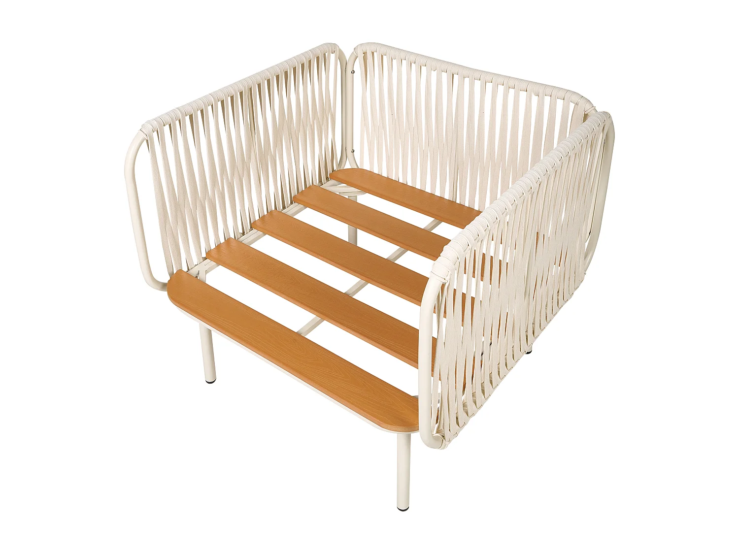 Fauteuil de jardin SENISE Métal Gris