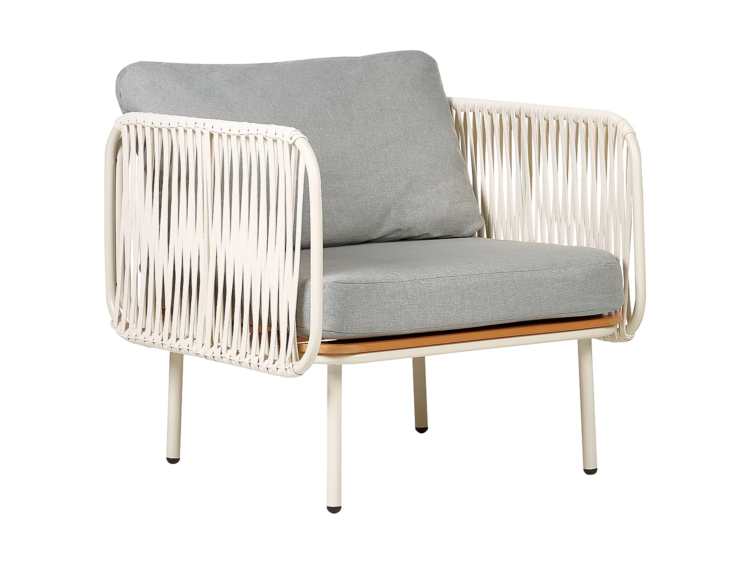 Fauteuil de jardin SENISE Métal Gris