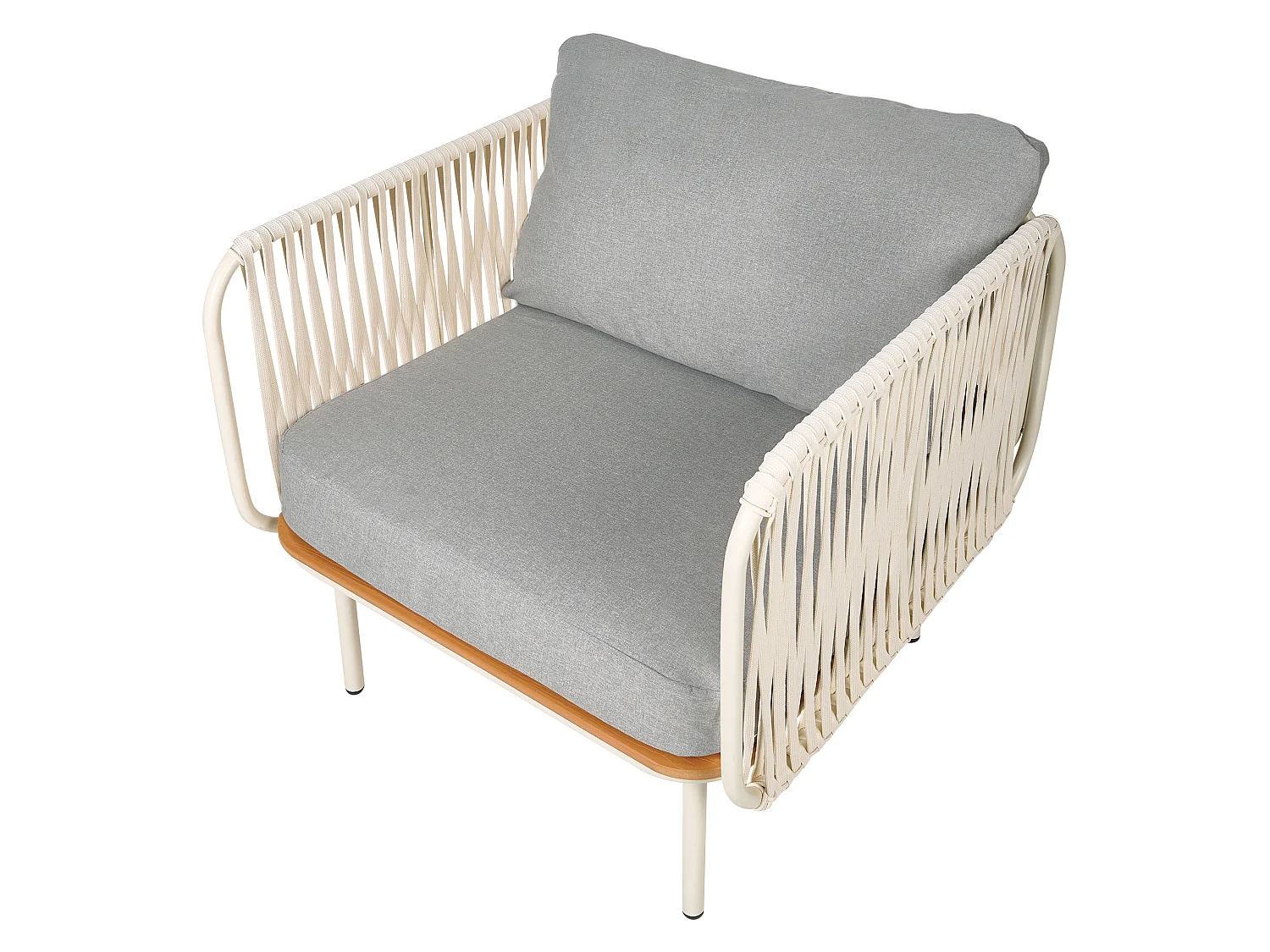 Fauteuil de jardin SENISE Métal Gris