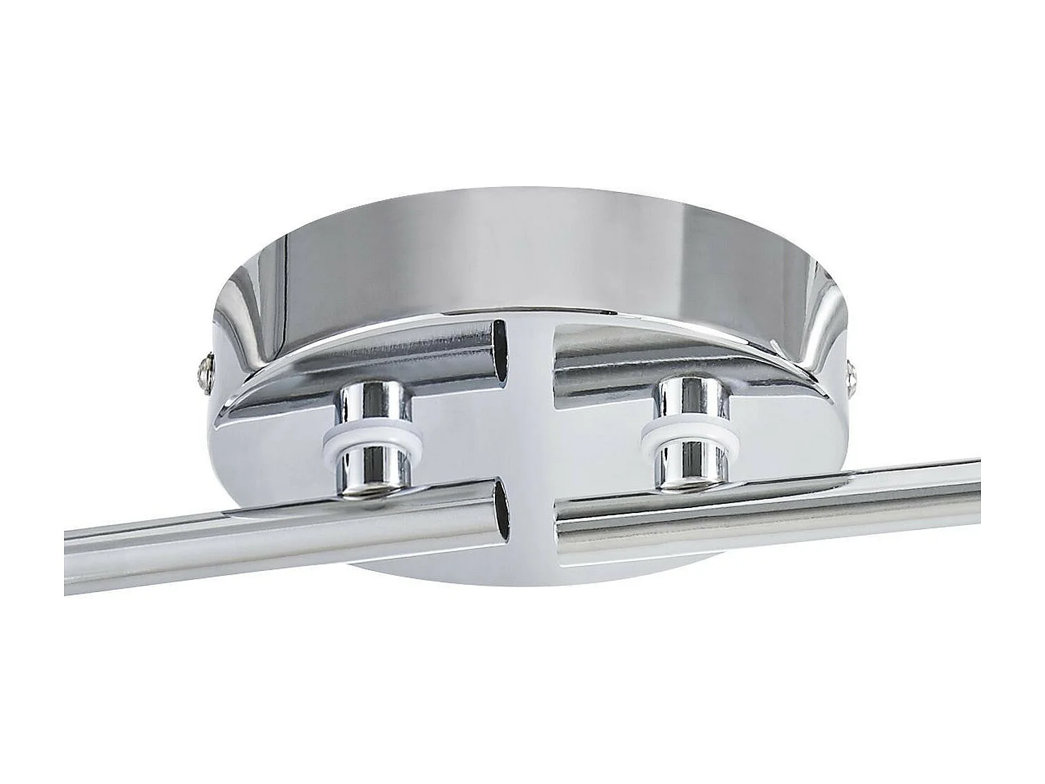 Plafonnier 4 Spots Design "Lako" 70cm Argent