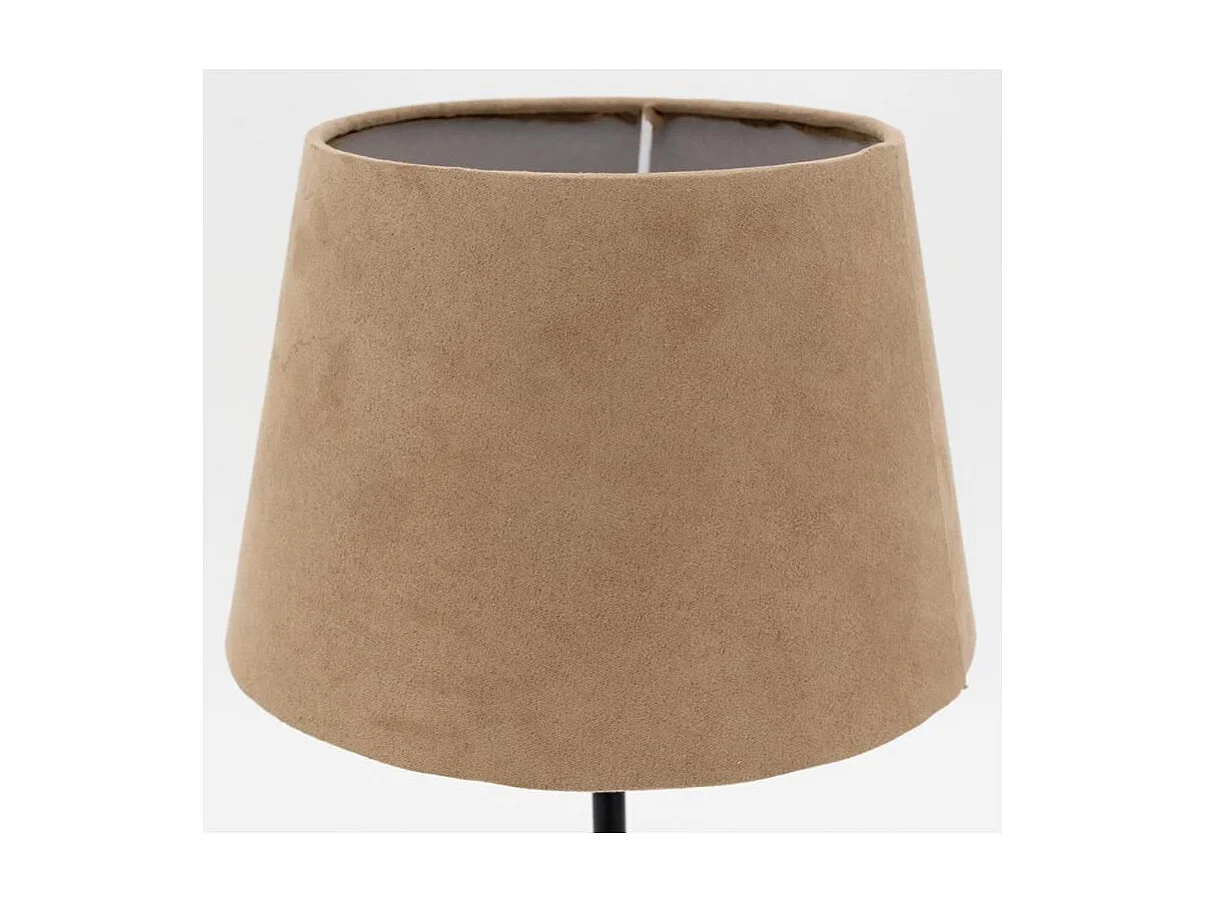 Lampe en métal et bois décor Forêt 1 ours + 2 sapins