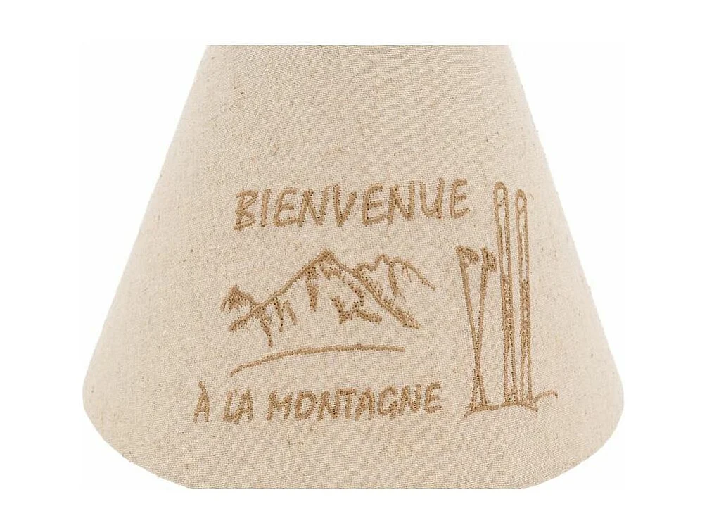 Lampe à poser Bienvenue à la montagne