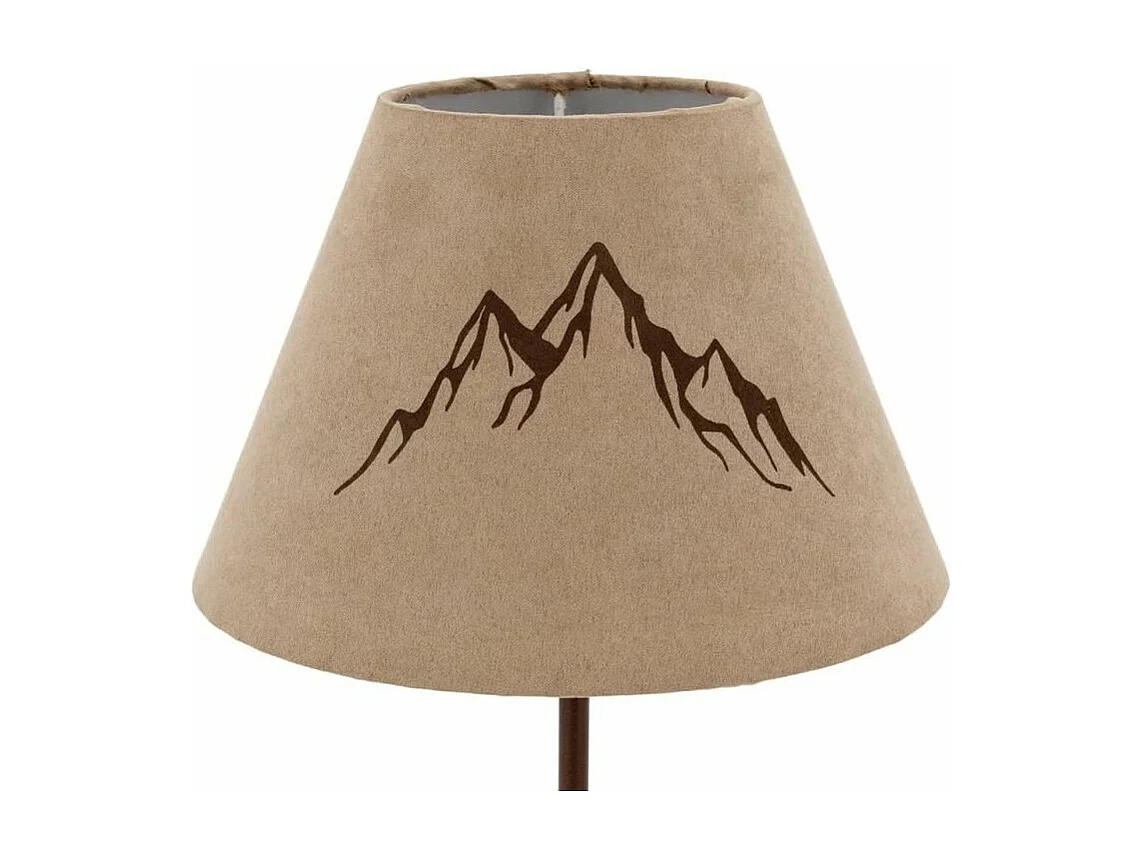 Lampe à poser métal découpé Chatel Skieur