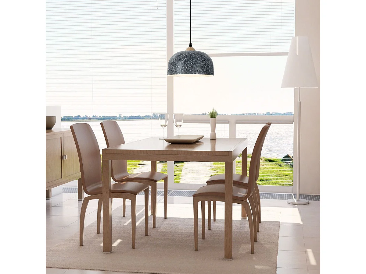 Lustre suspension moderne, plafonnier suspendu avec culot d'ampoule e27, gris foncé