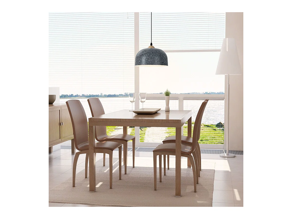 Lustre suspension moderne, plafonnier suspendu avec culot d'ampoule e27, gris foncé