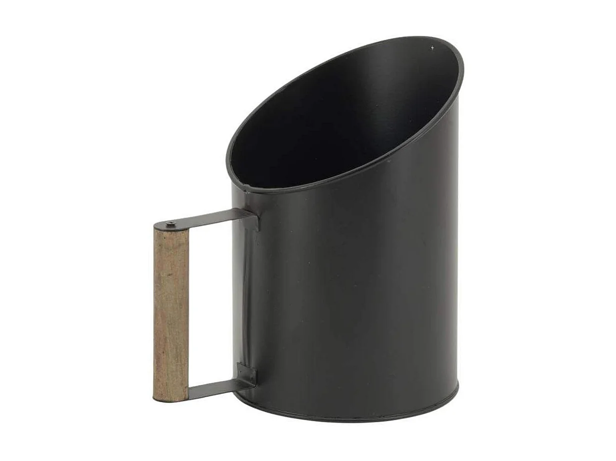 Tabouret et seau à pellets avec pelle Arbre Métal laqué Arbre de vie