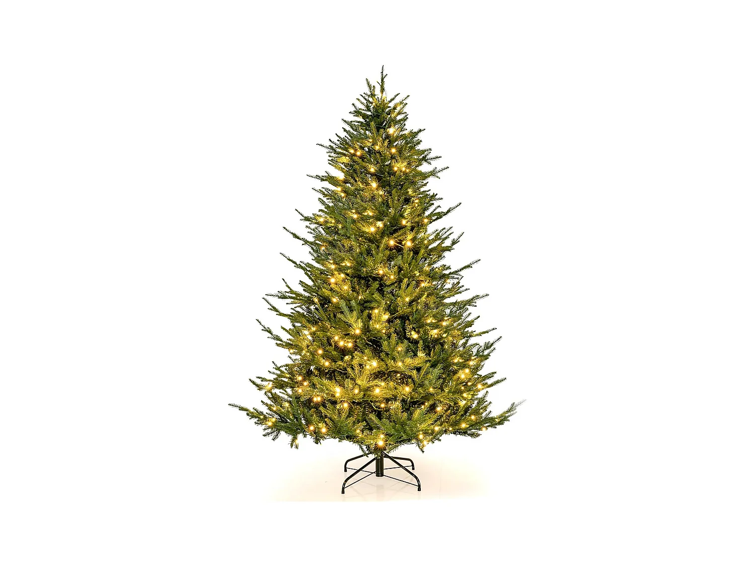 Sapin de noël lumineux, arbre de noël lumineux led avec 8 modes d'éclairage (180cm)