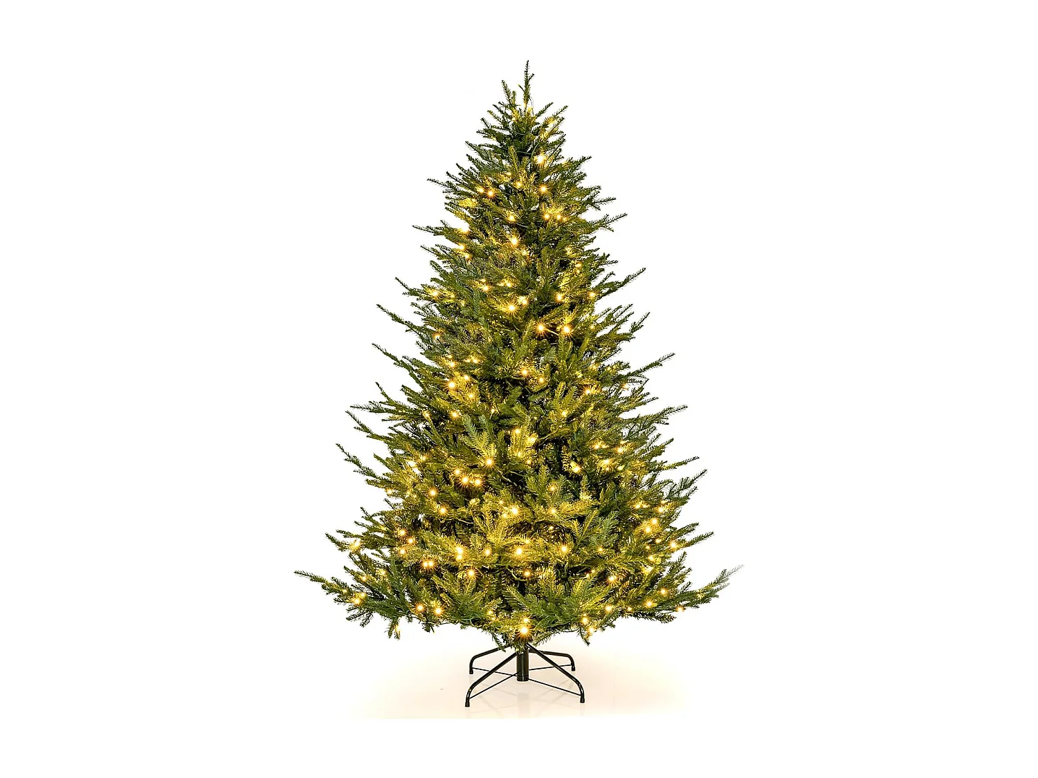 Sapin de noël lumineux, arbre de noël lumineux led avec 8 modes d'éclairage (180cm)