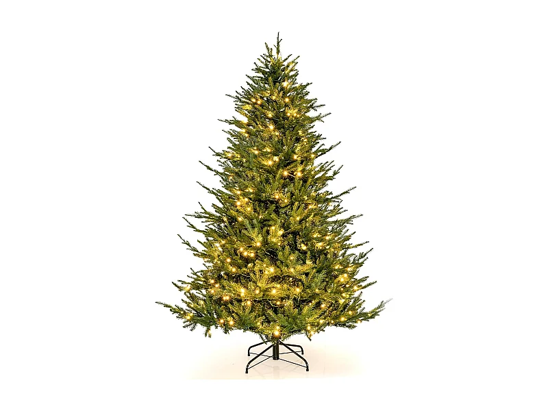Sapin de noël lumineux, arbre de noël lumineux led avec 8 modes d'éclairage (180cm)
