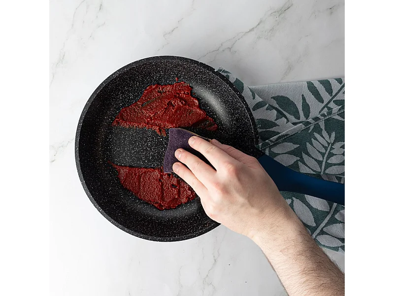 Royalty Line RL-BS1010M: Pot de 10 pièces avec revêtement en céramique Bleu