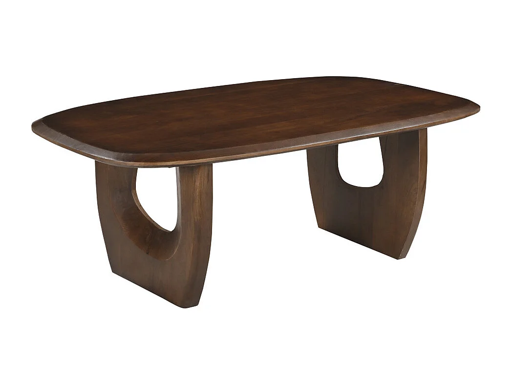 Sinjai - Table basse en bois - Bois foncé