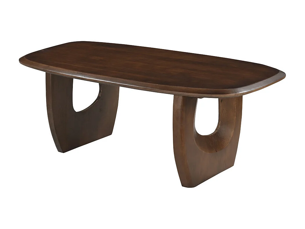 Sinjai - Table basse en bois - Bois foncé