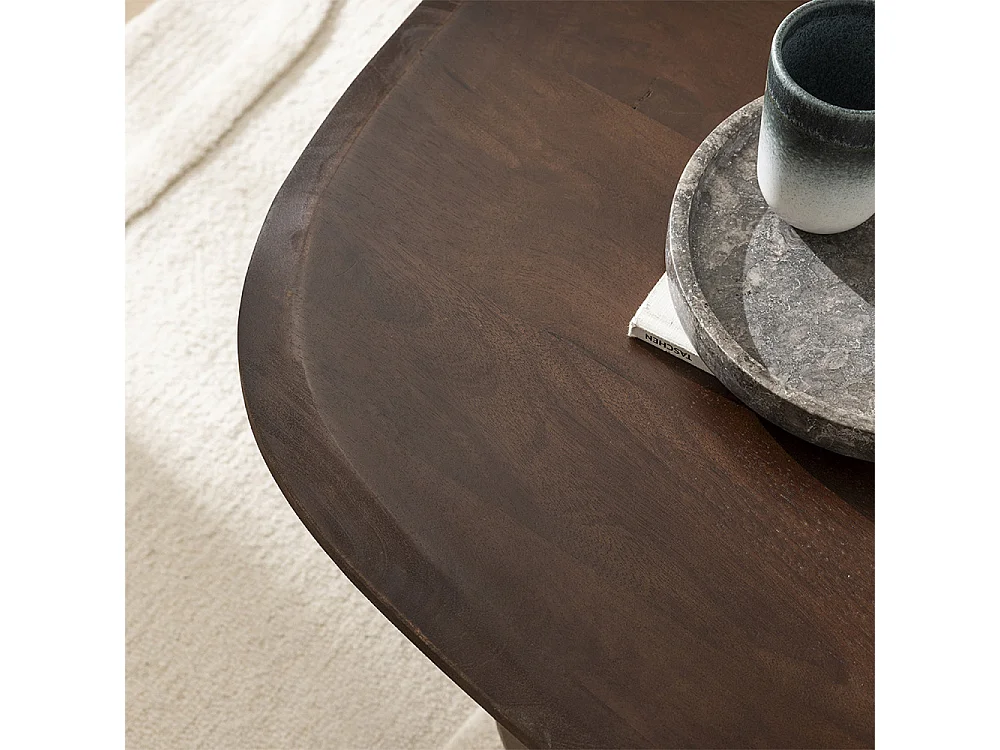 Sinjai - Table basse en bois - Bois foncé