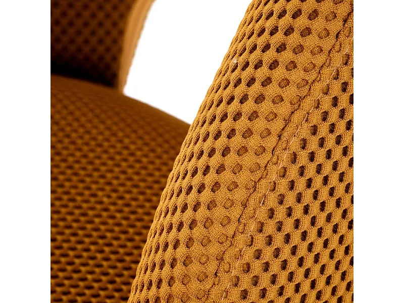 Chaise design jaune pivotante a 180° Danilo