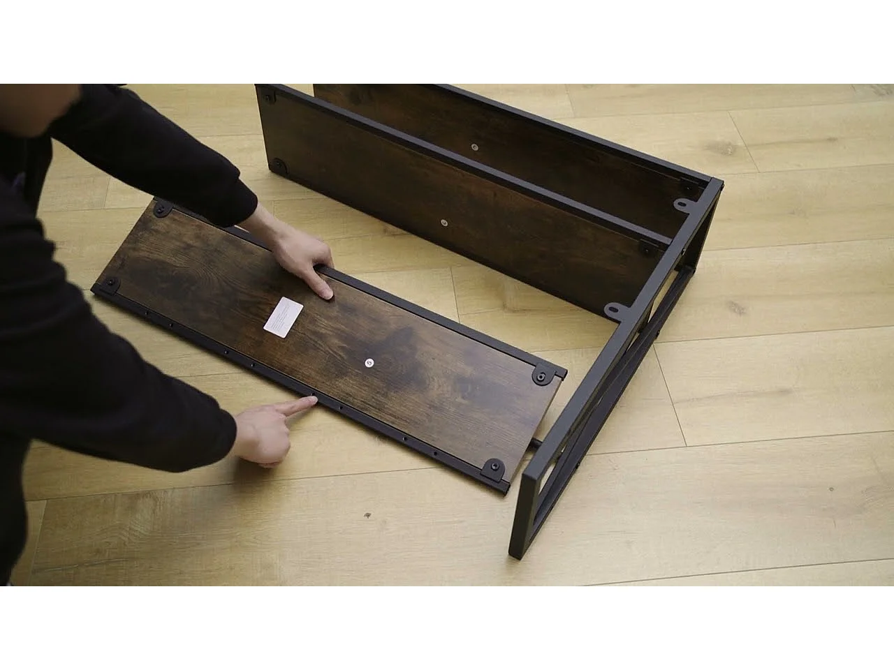 Casier à bouteilles mural industriel, étagère de rangement à 3 niveaux, 20 x 80 x 63 cm