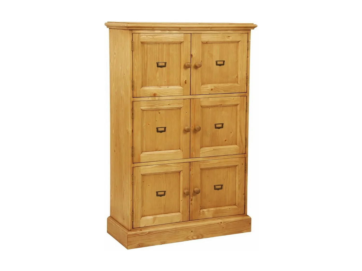 Meuble à classeur 6 portes Bois Naturel - Natural Interior's