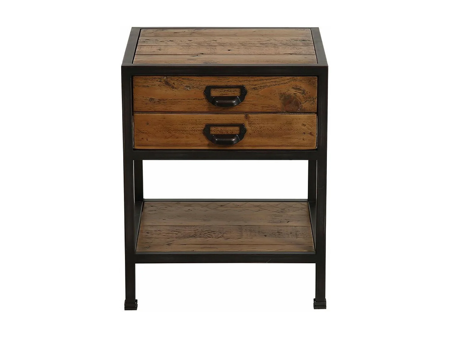 Table de chevet 1 tiroir Bois Marron - Manufacture Interior's