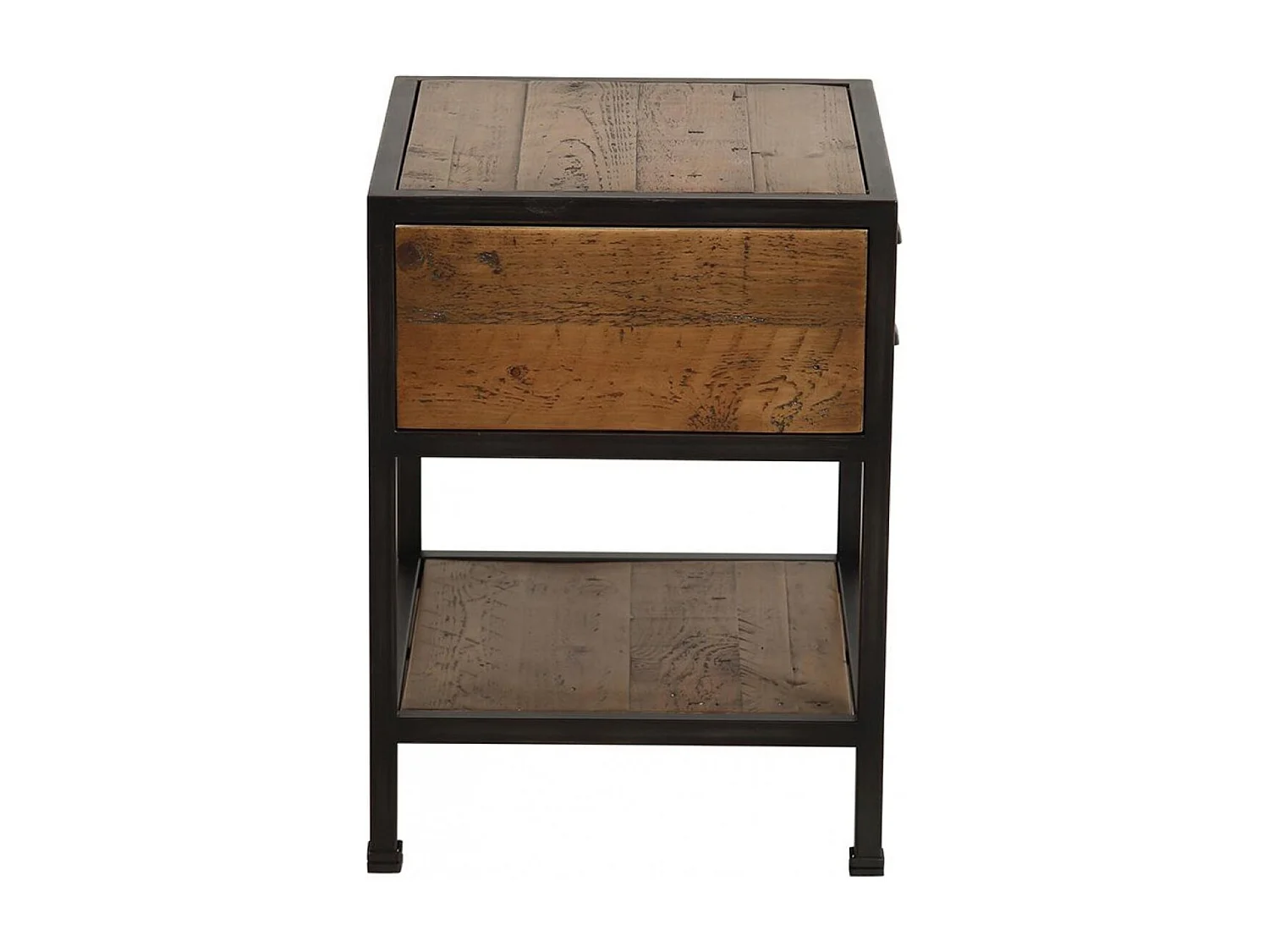 Table de chevet 1 tiroir Bois Marron - Manufacture Interior's