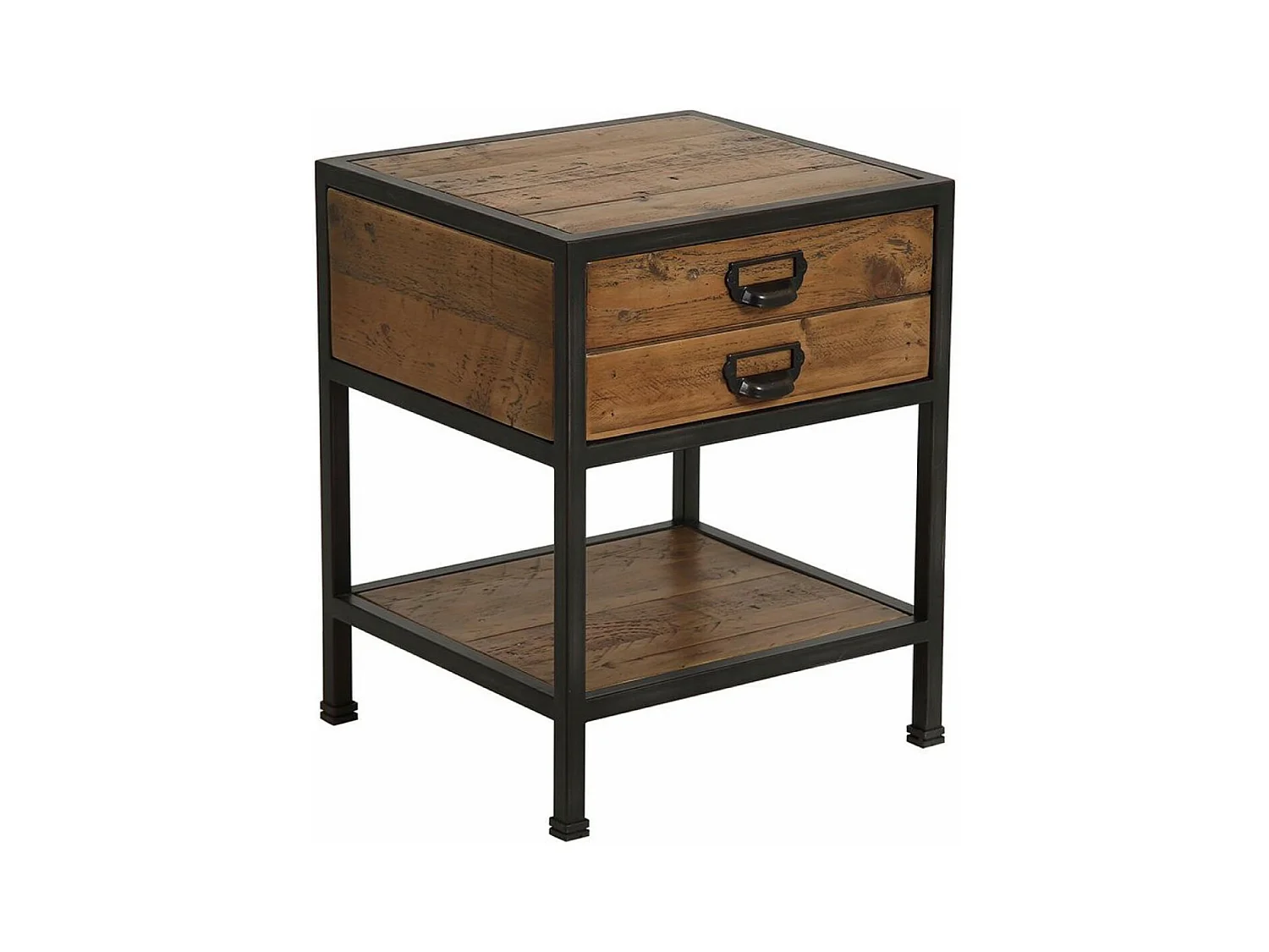 Table de chevet 1 tiroir Bois Marron - Manufacture Interior's