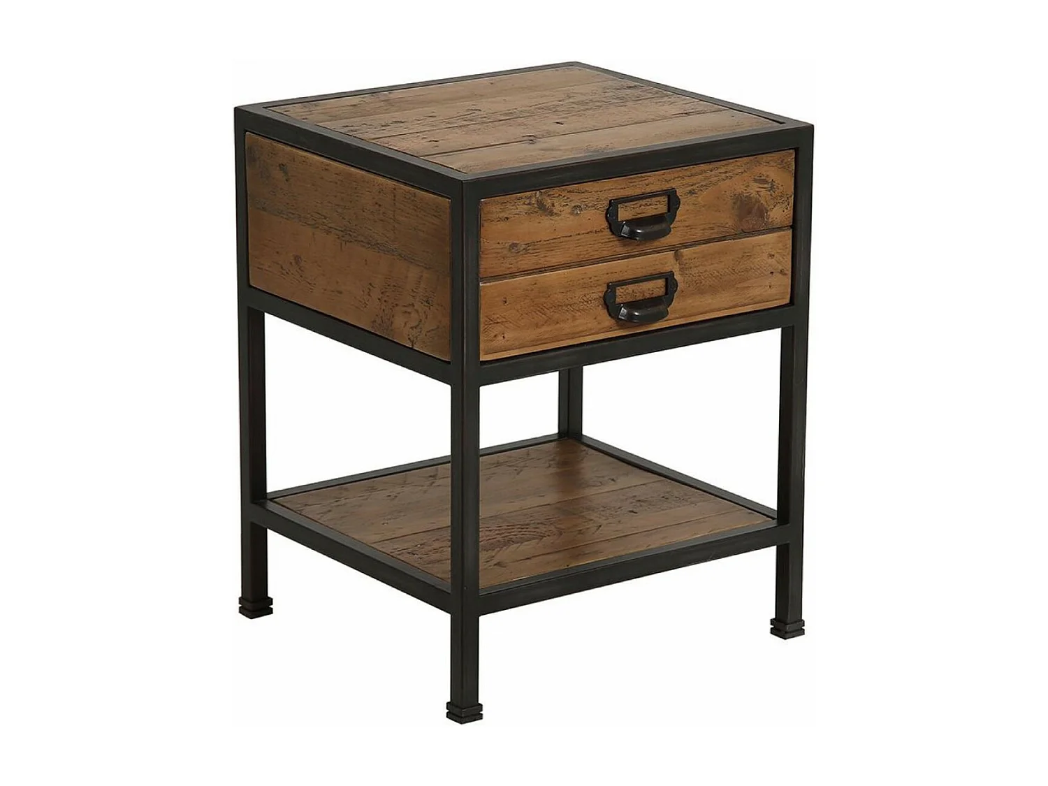 Table de chevet 1 tiroir Bois Marron - Manufacture Interior's