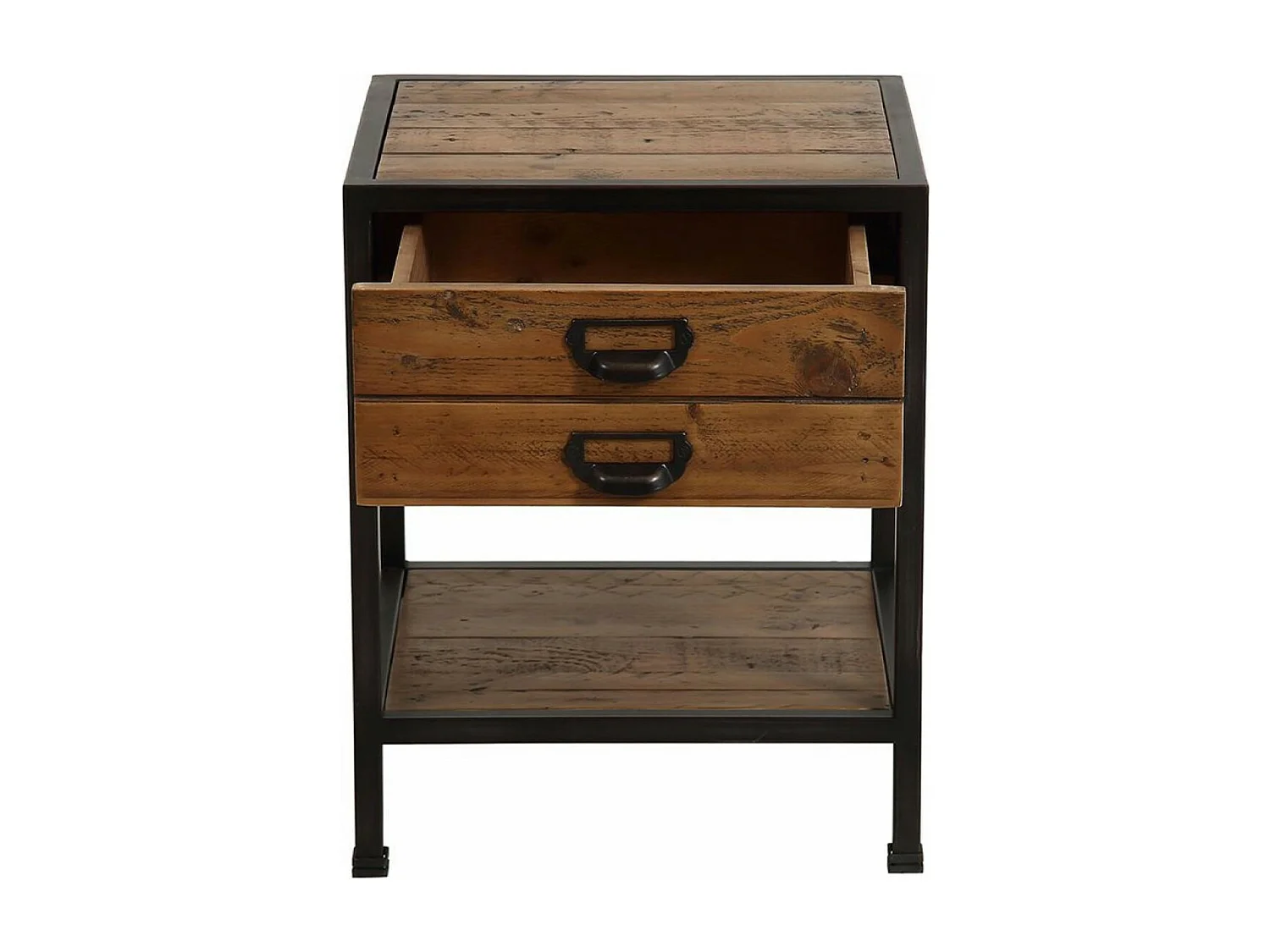 Table de chevet 1 tiroir Bois Marron - Manufacture Interior's