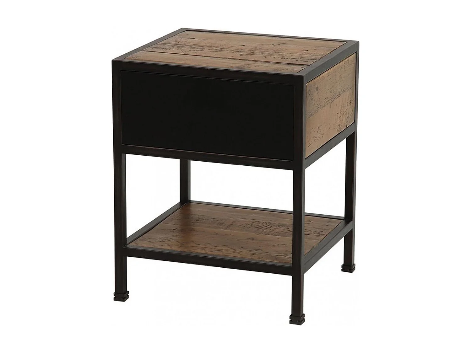 Table de chevet 1 tiroir Bois Marron - Manufacture Interior's