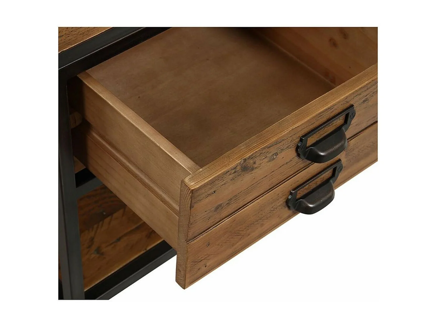 Table de chevet 1 tiroir Bois Marron - Manufacture Interior's