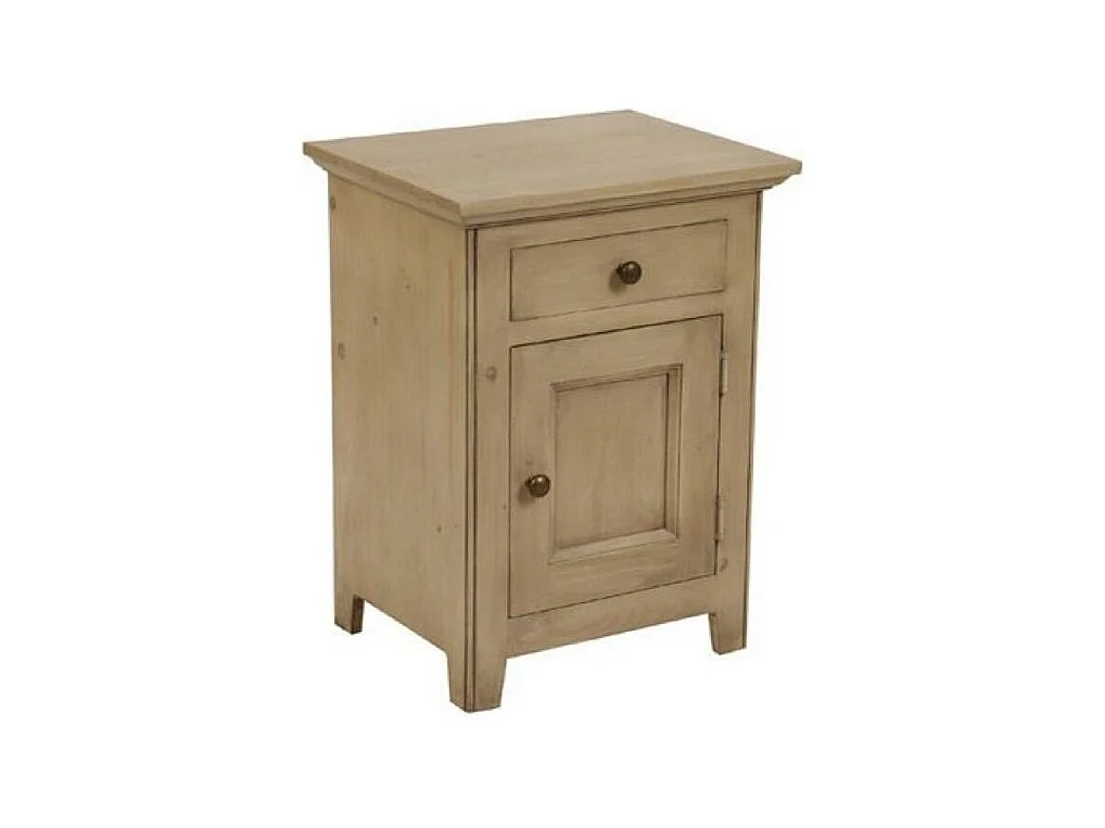 Table de chevet ouverture porte à droite Bois Marron - First Interior's