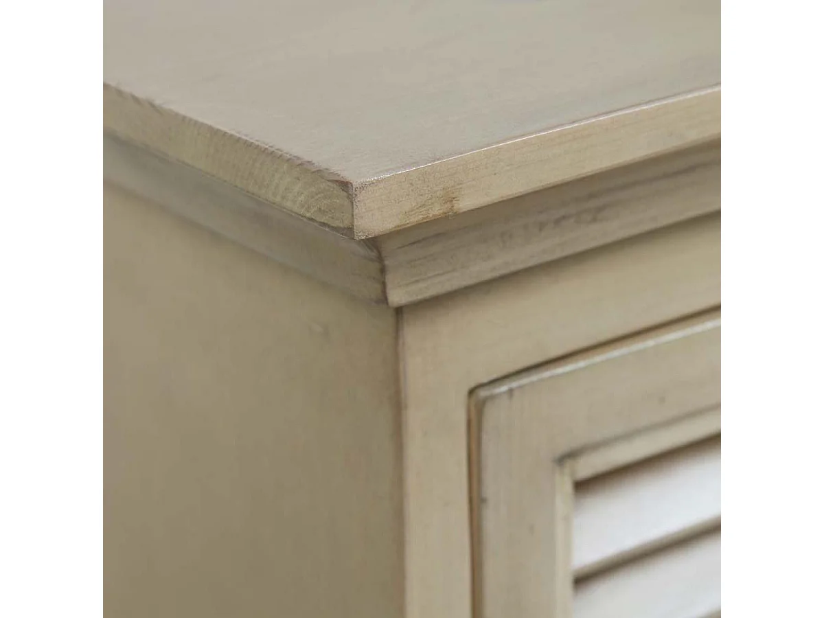 Table de chevet 3 tiroirs Bois Marron - Vénitiennes Interior's