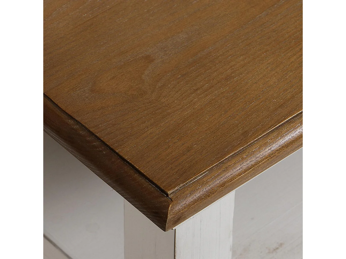 Table basse rectangulaire Bois Blanc - Esquisse Interior's